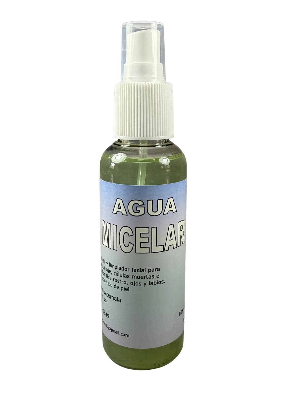 Agua Micelar, presentación 120ml.
