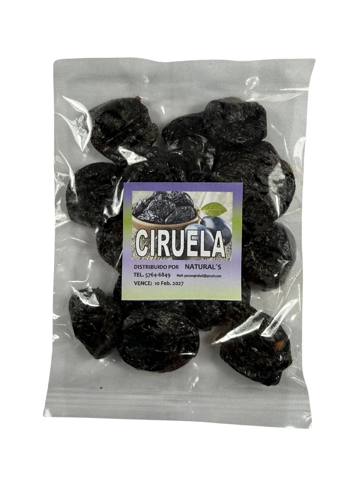 Ciruelas, presentación 100g