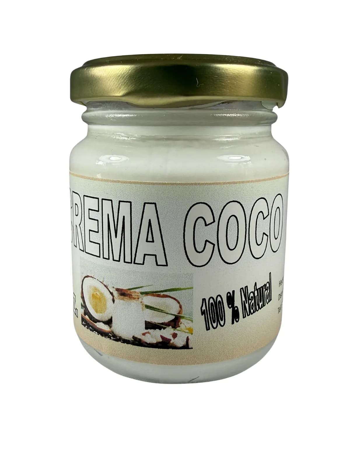 Crema  De Coco, presentación 4 onz.