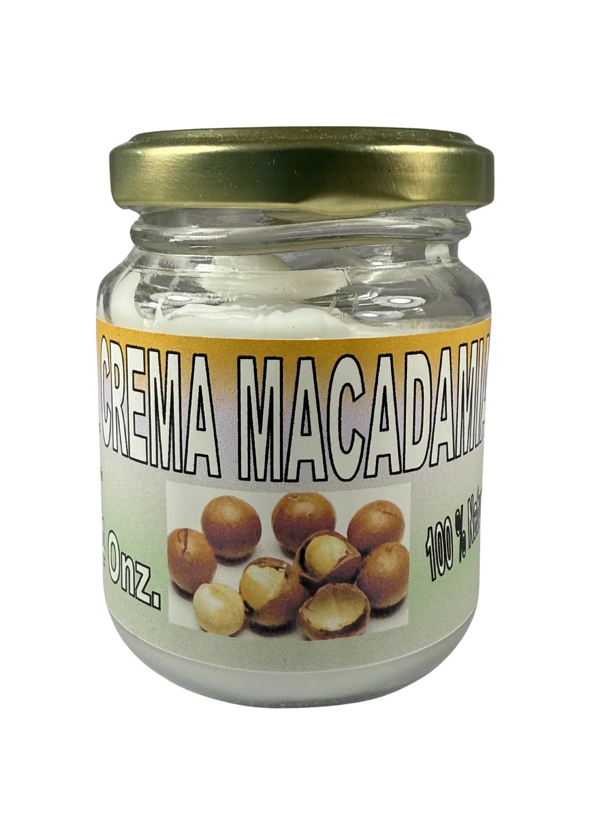 Crema De Macadamia, presentación 4 onz.