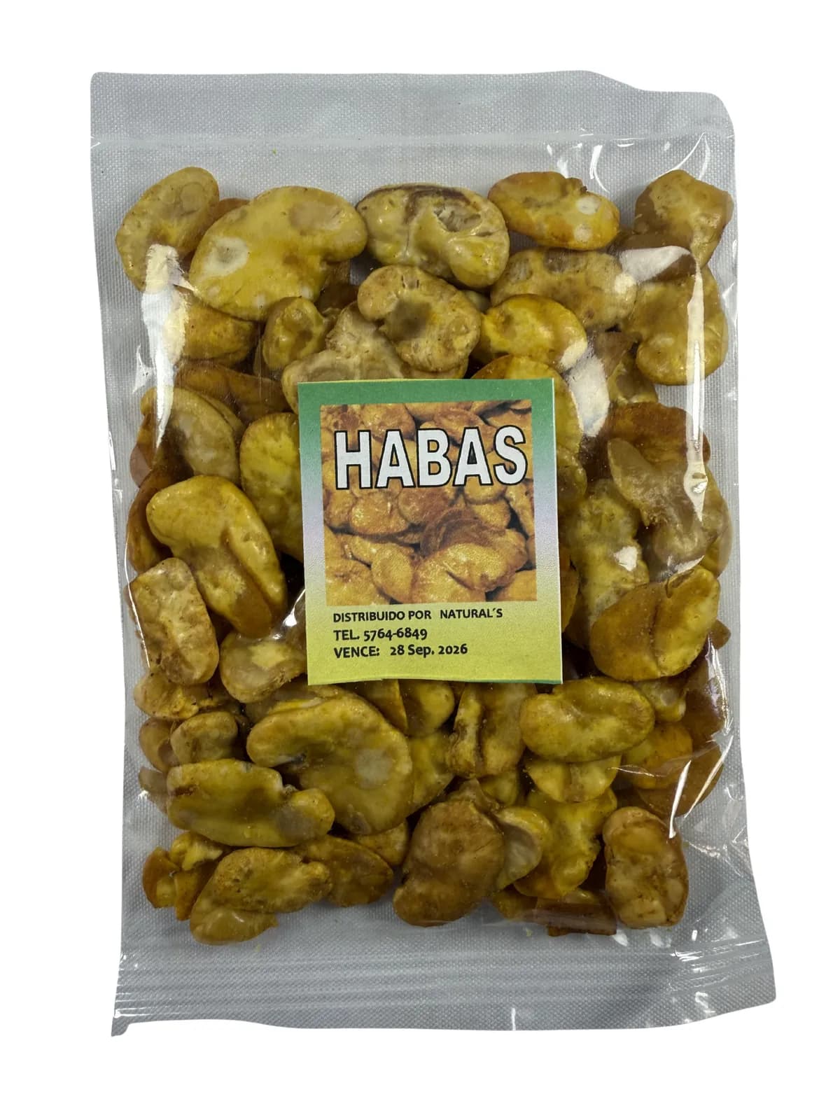 Habas, presentación 65g