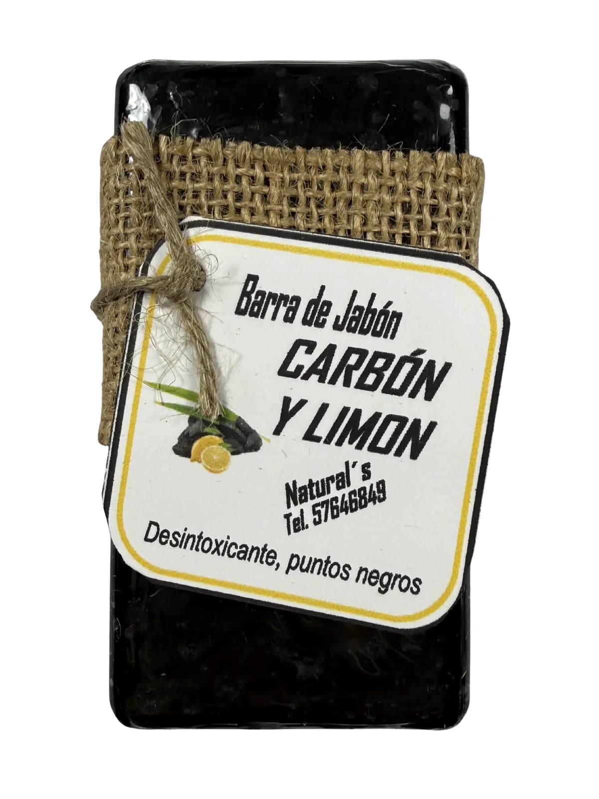 Jabon Carbon Y Limon, presentación Único