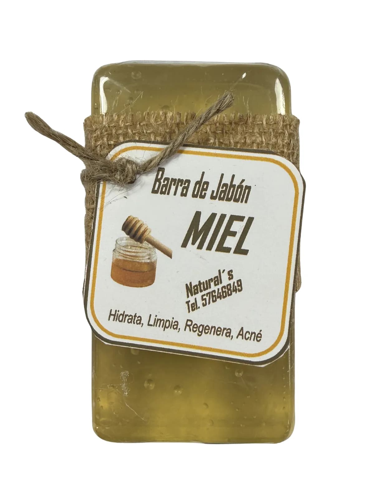 Jabon Miel, presentación Único