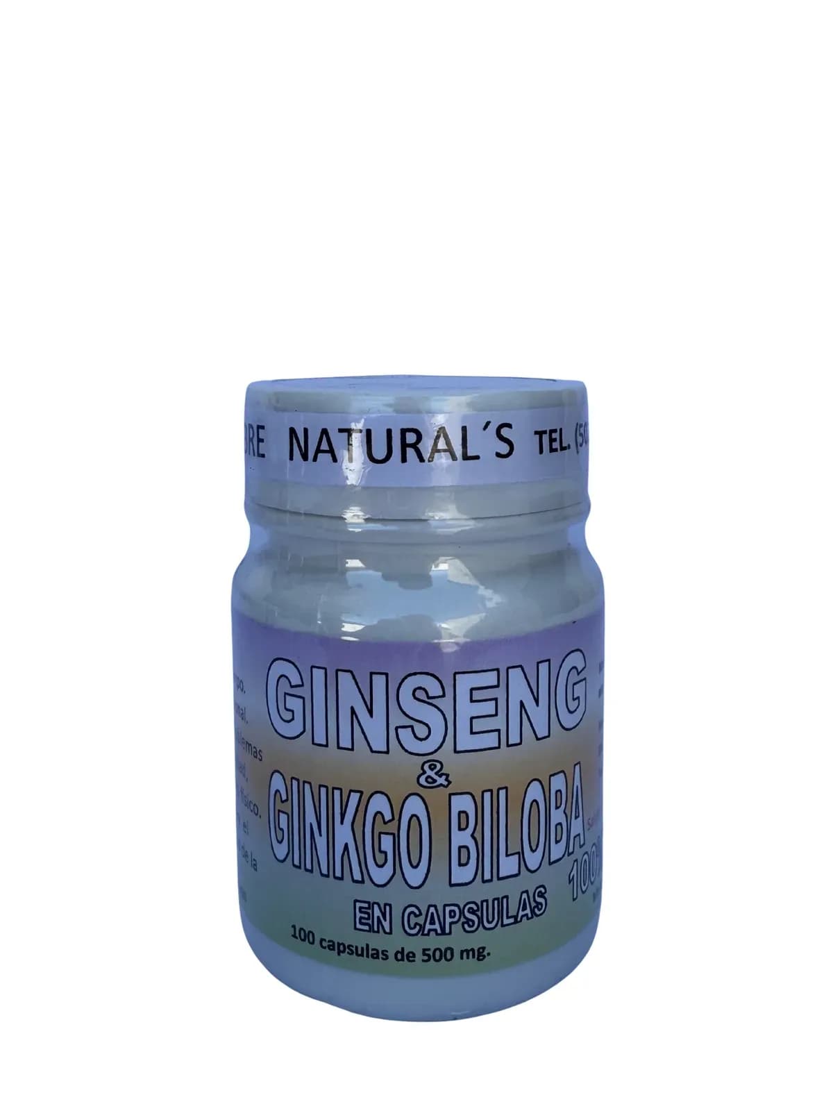 Capsulas Ginseng Y Ginko-biloba, presentación 100 caps.