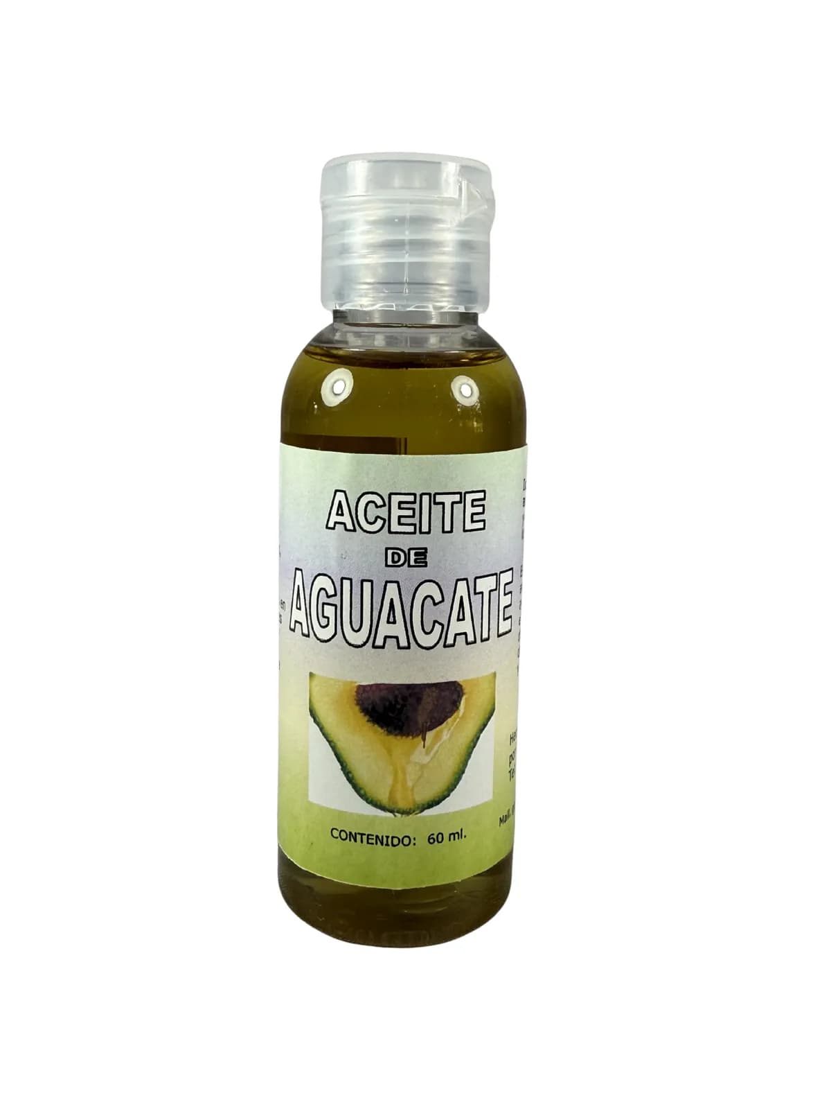 Aceite Aguacate, presentación 60ml.