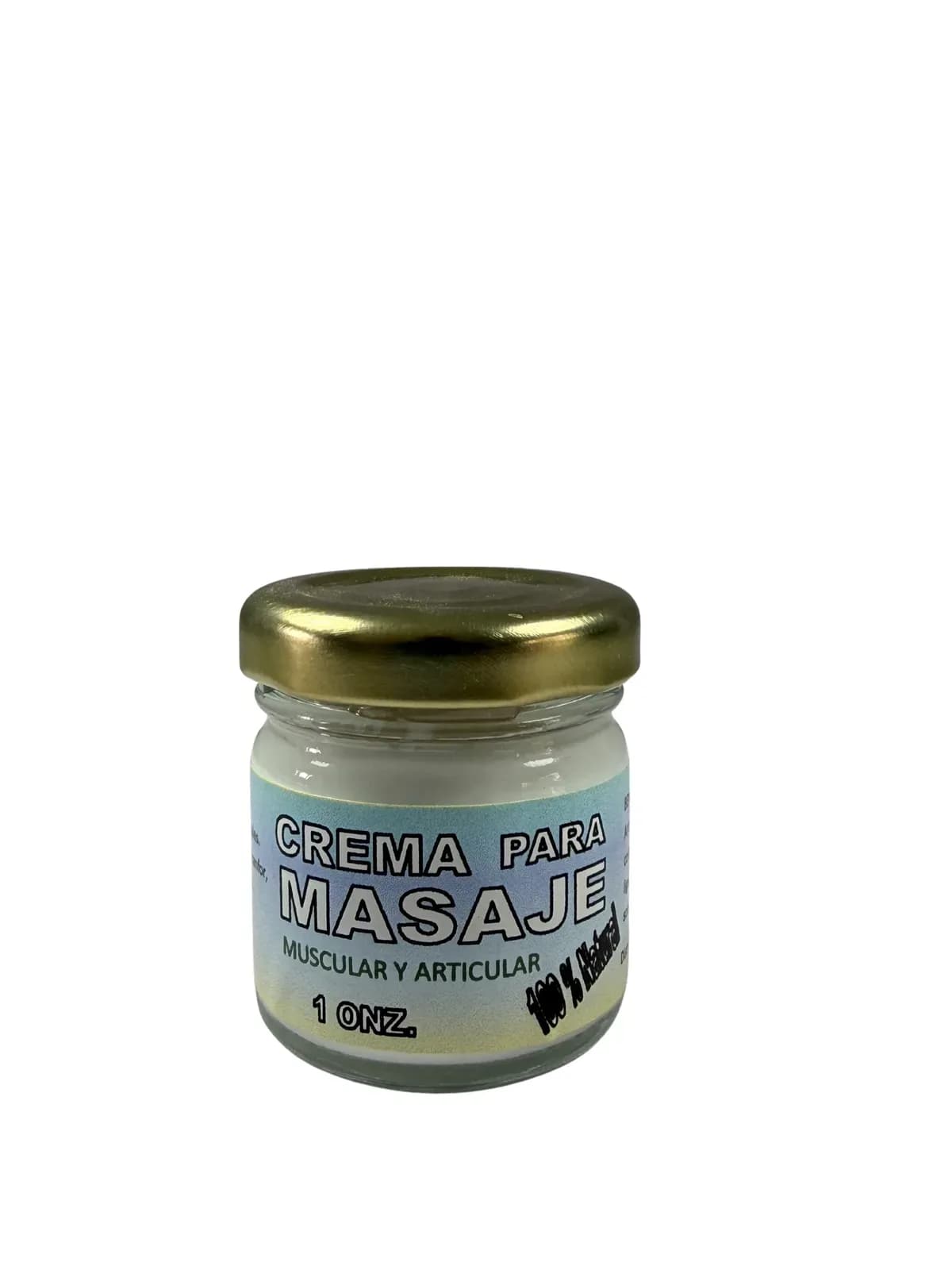 Crema Masajes, presentación 1 onz.