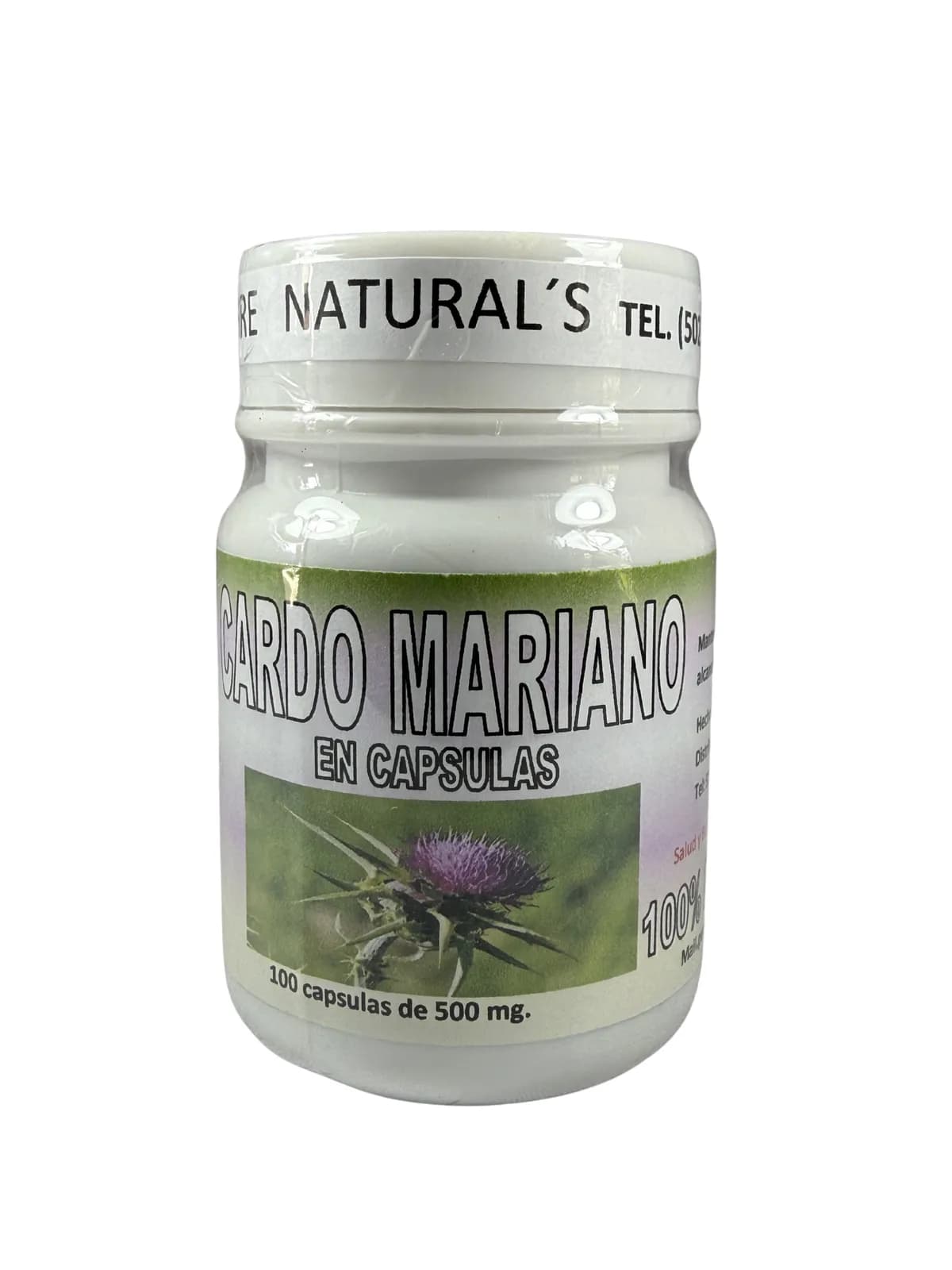 Capsulas Cardomariano, presentación 100 caps.