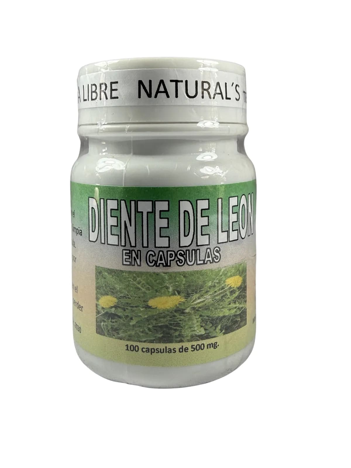 Capsulas Diente De Leon, presentación 100 caps.