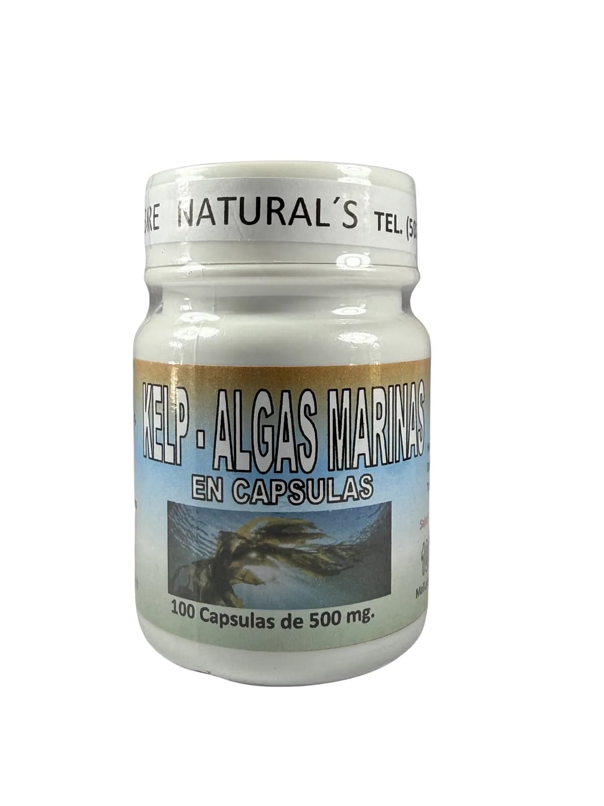 Capsulas Kelp-algas Marinas, presentación 100 caps.
