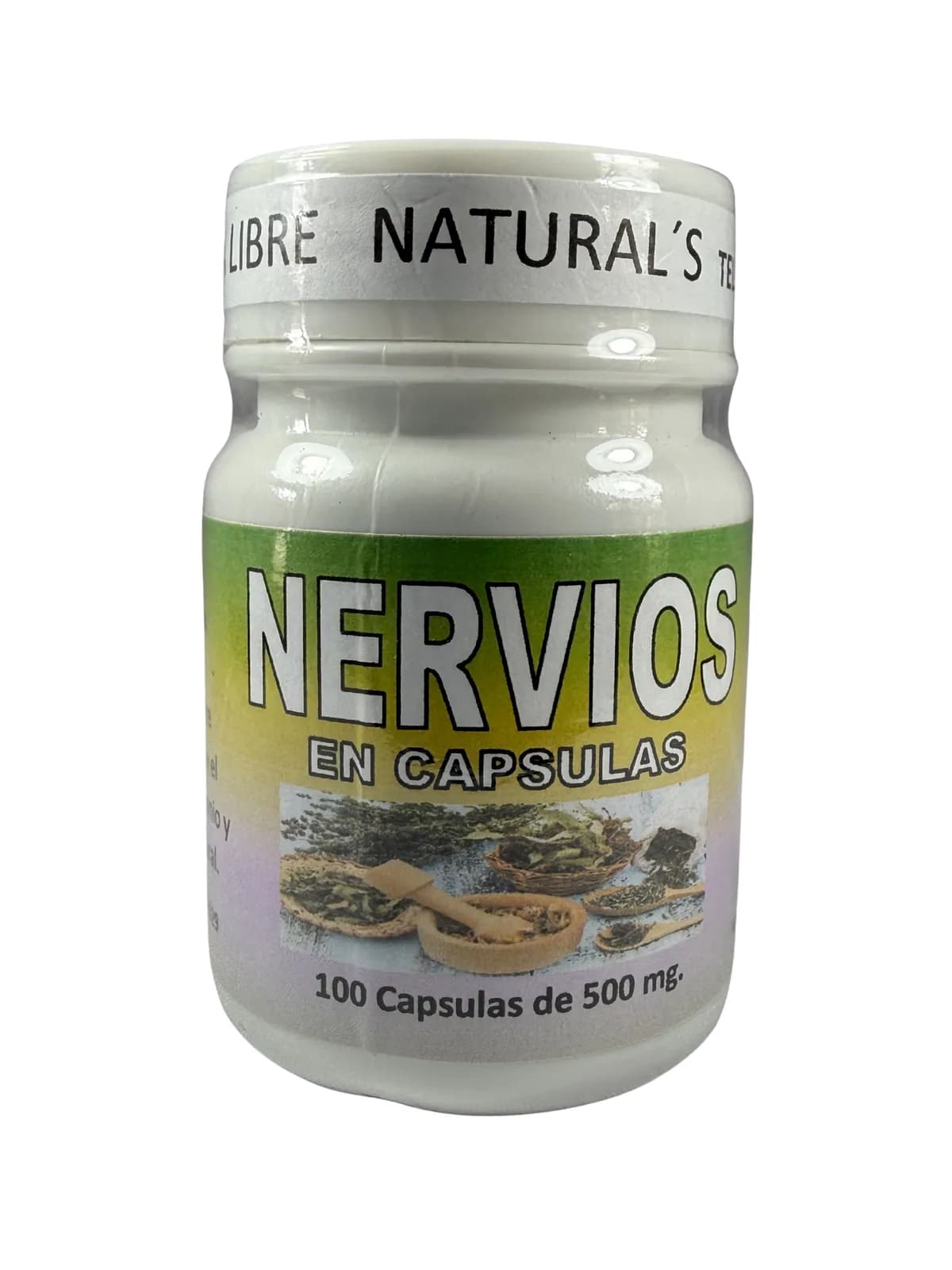 Capsulas Nervios, presentación 100 caps.