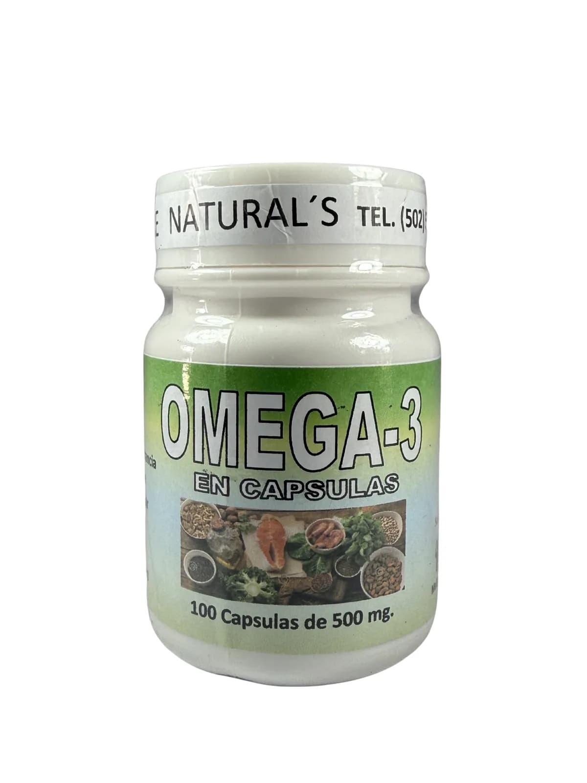 Capsulas Omega-3, presentación 100 caps.