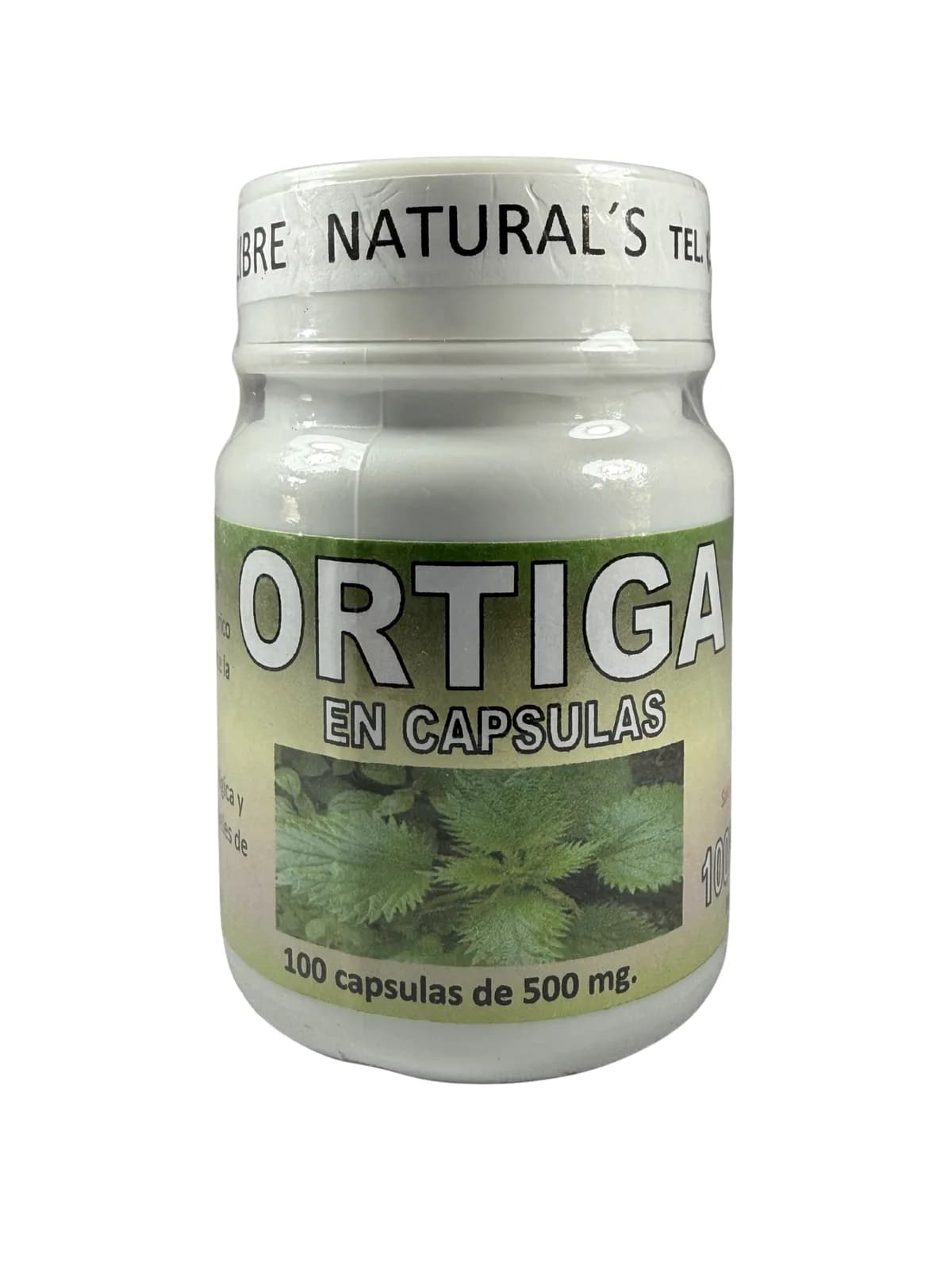 Capsulas Ortiga, presentación 100 caps.