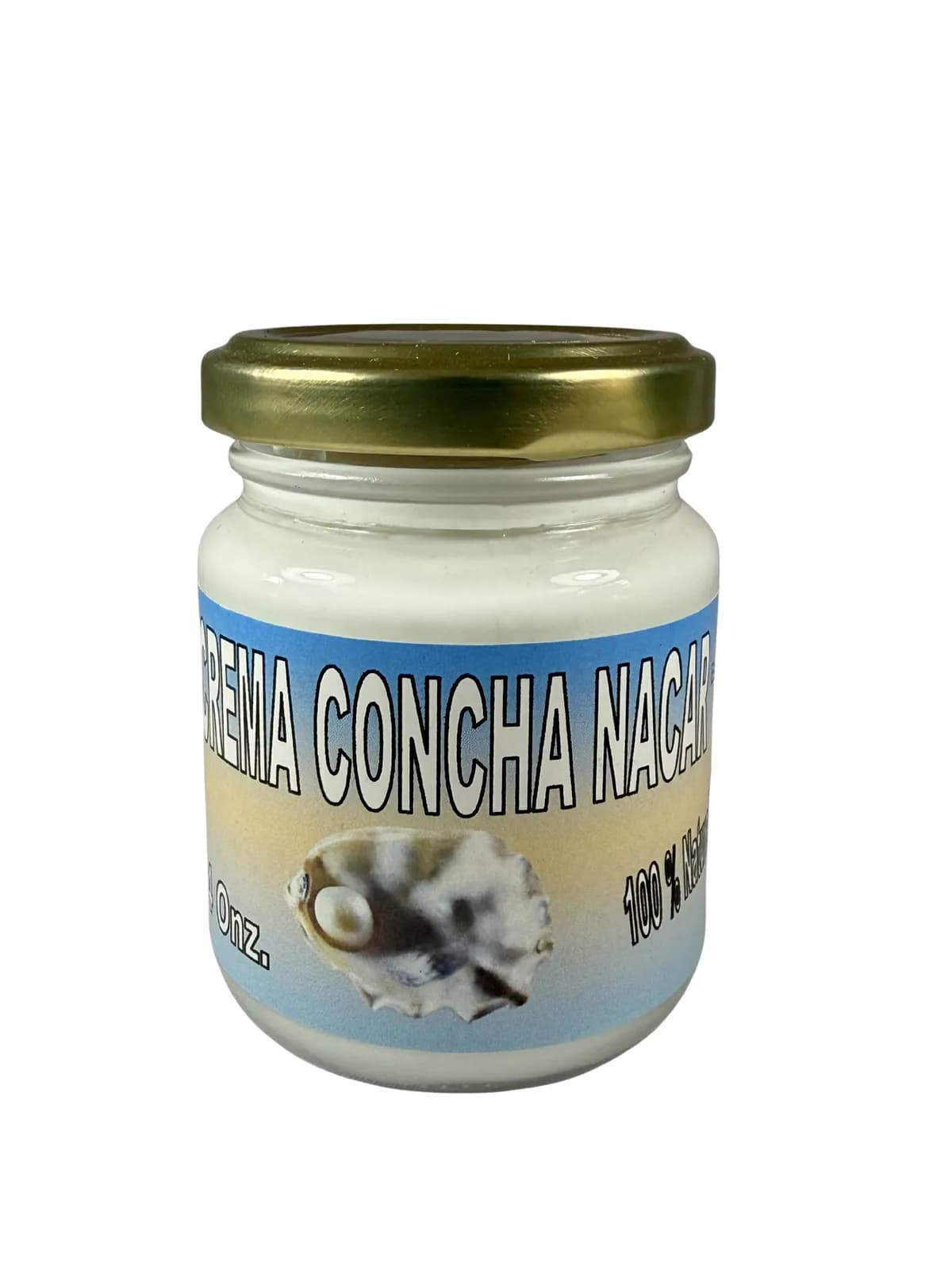 Crema Concha Nacar, presentación 4 onz.