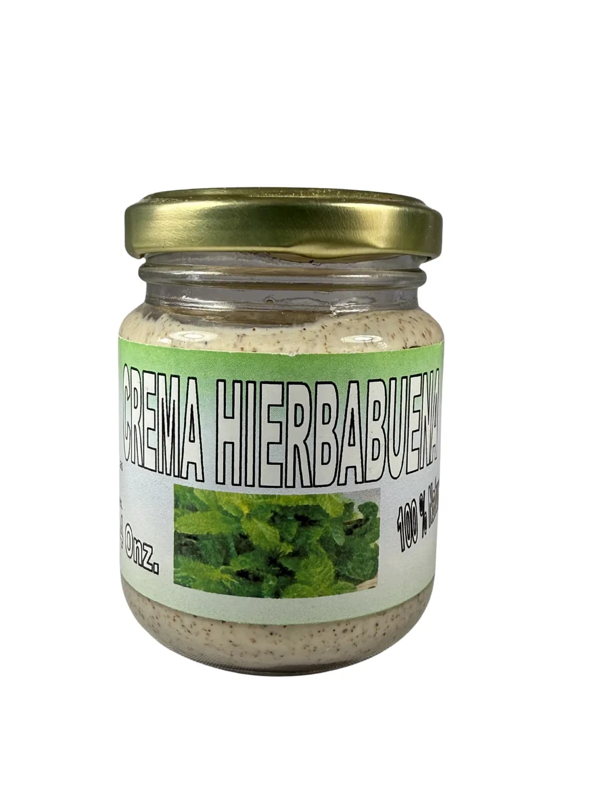 Crema Hierbabuena, presentación 4 onz.