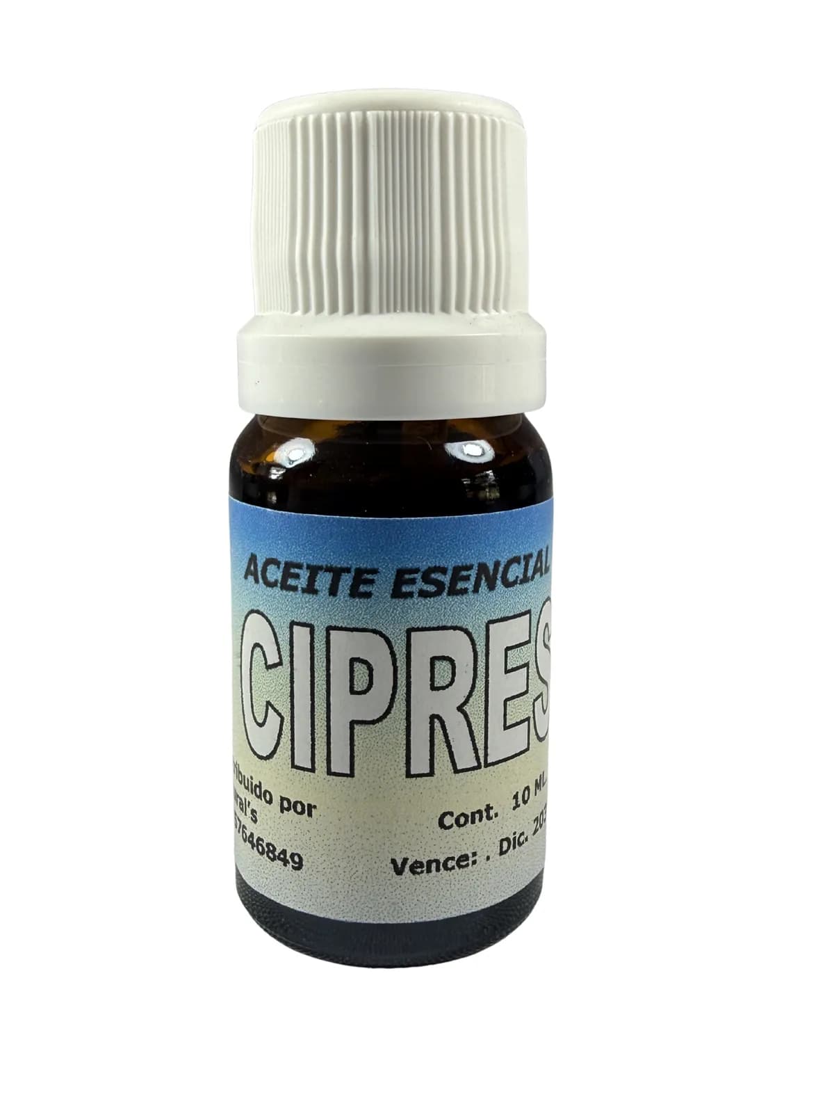 Esencia Cipres, presentación 10ml.