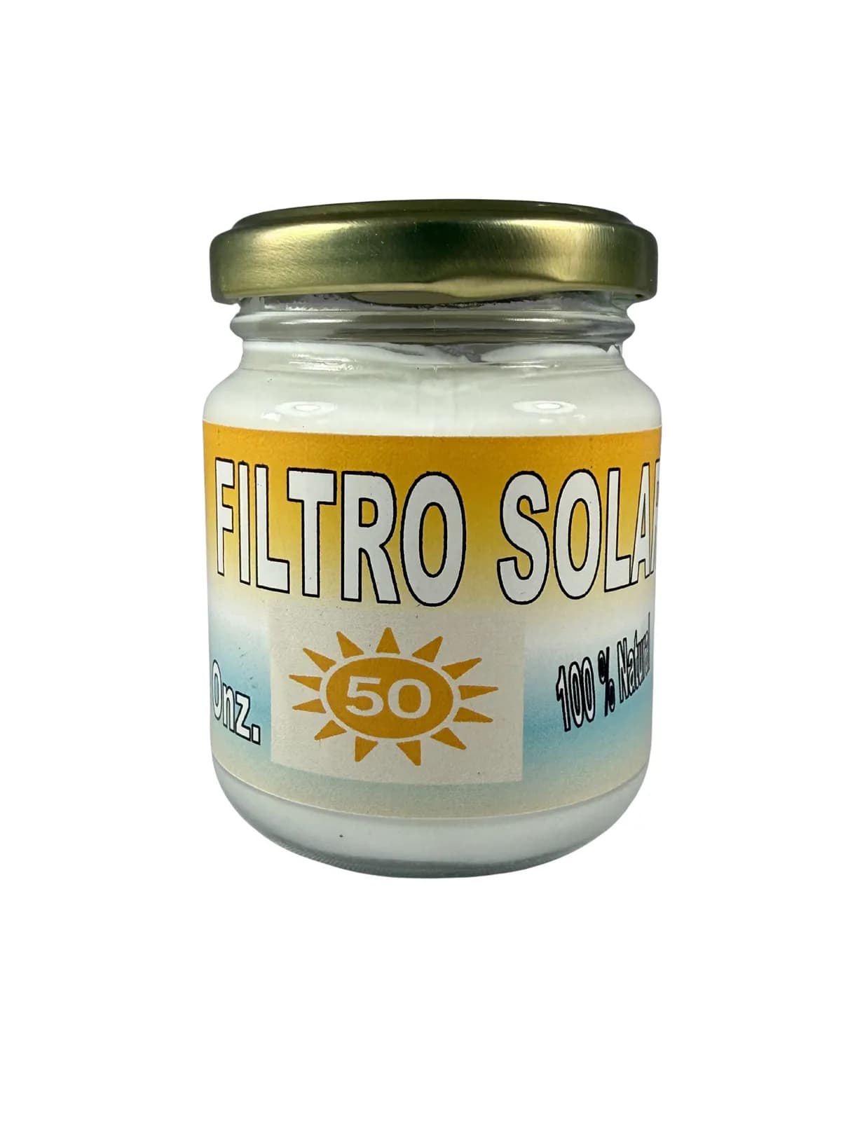 Filtro Solar, presentación 4 onz.
