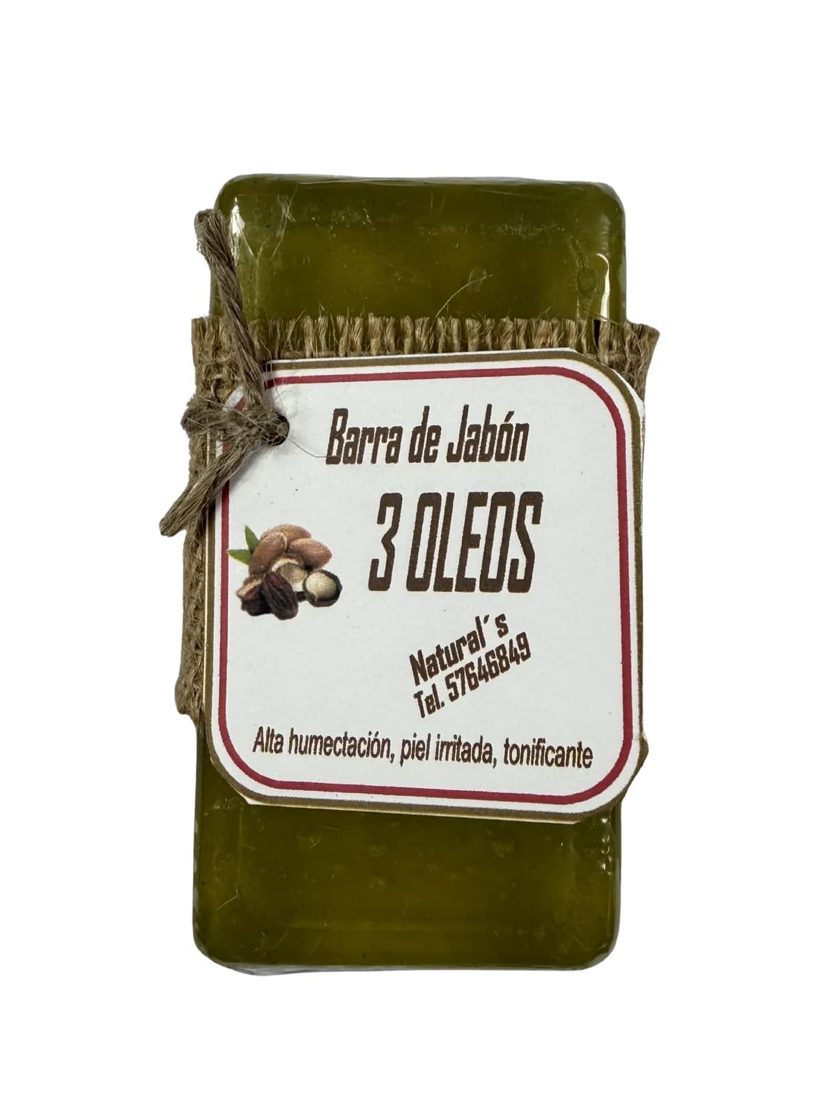Jabon 3 Oleos, presentación Único