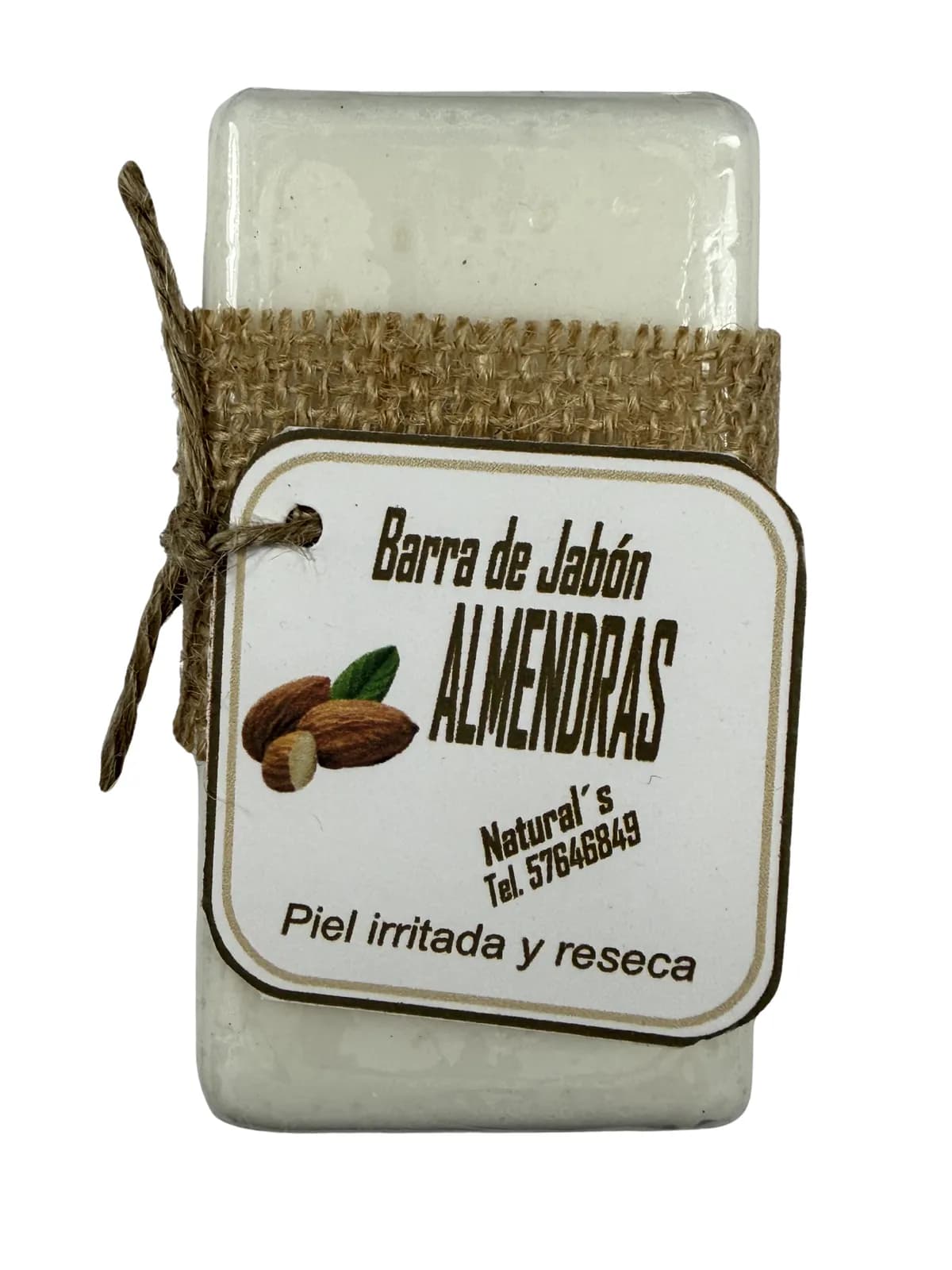 Jabon Almendras, presentación Único