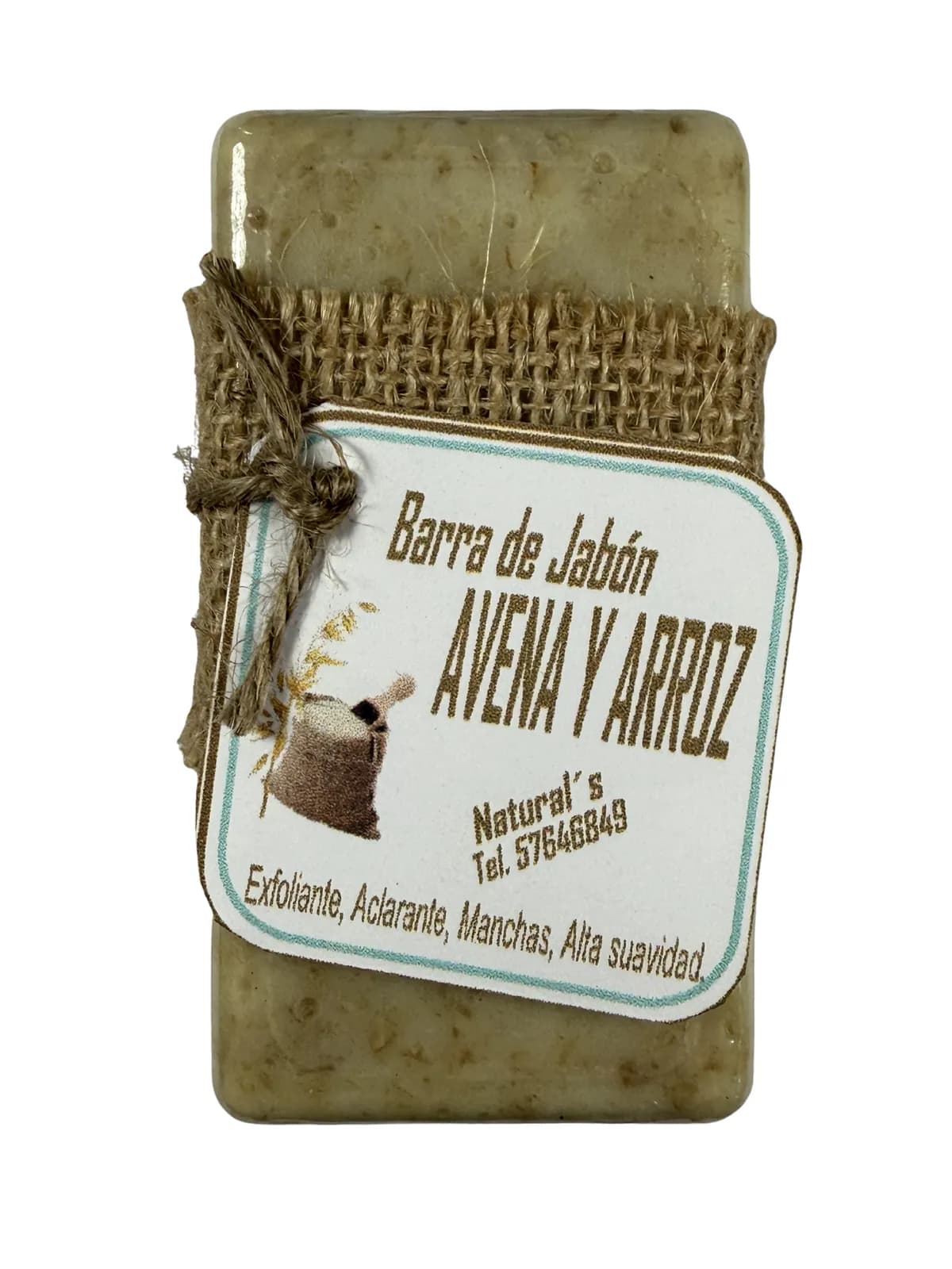Jabon Avena Y Arroz, presentación Único