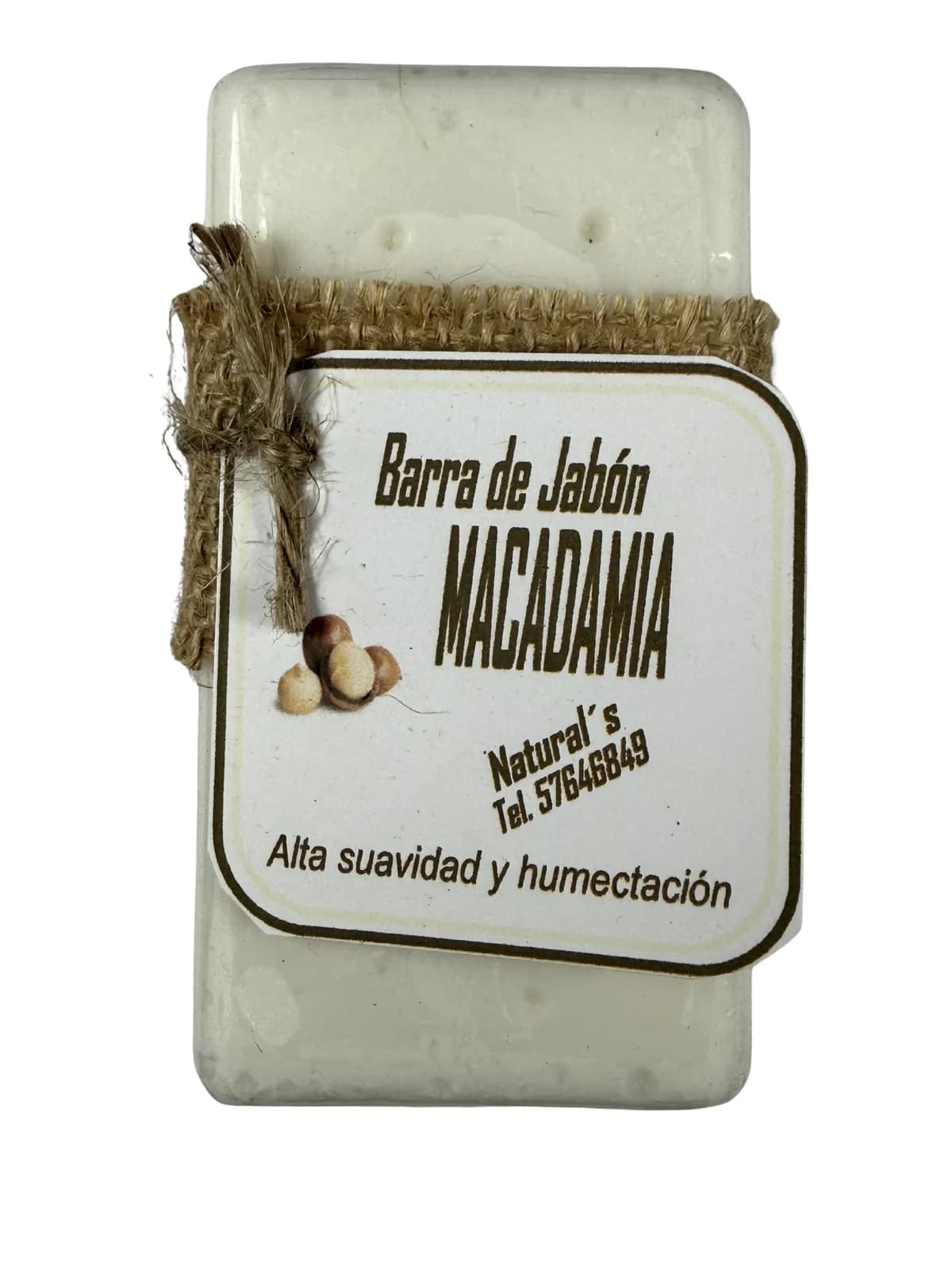 Jabon Macadamia, presentación Único