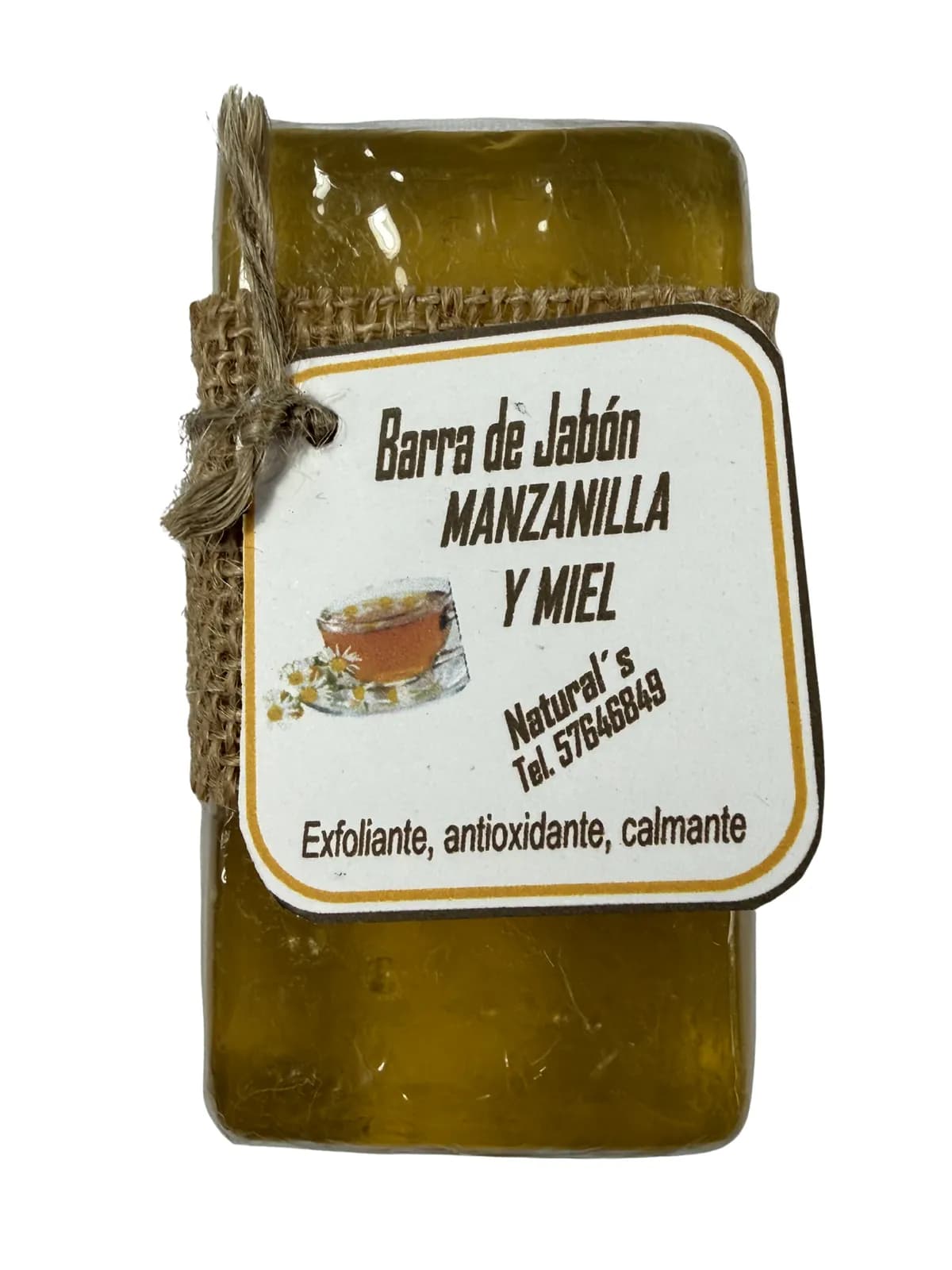 Jabon Manzanilla Y Miel, presentación Único