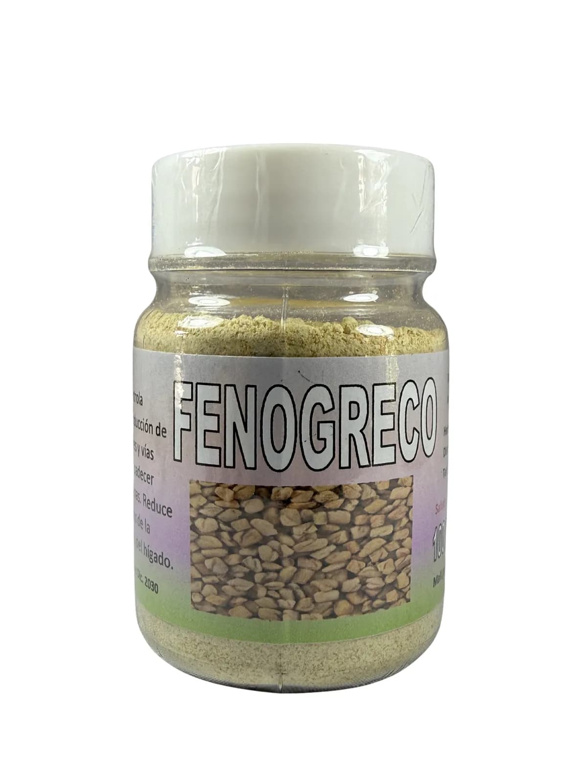 Polvo Fenogreco, presentación 4onz.